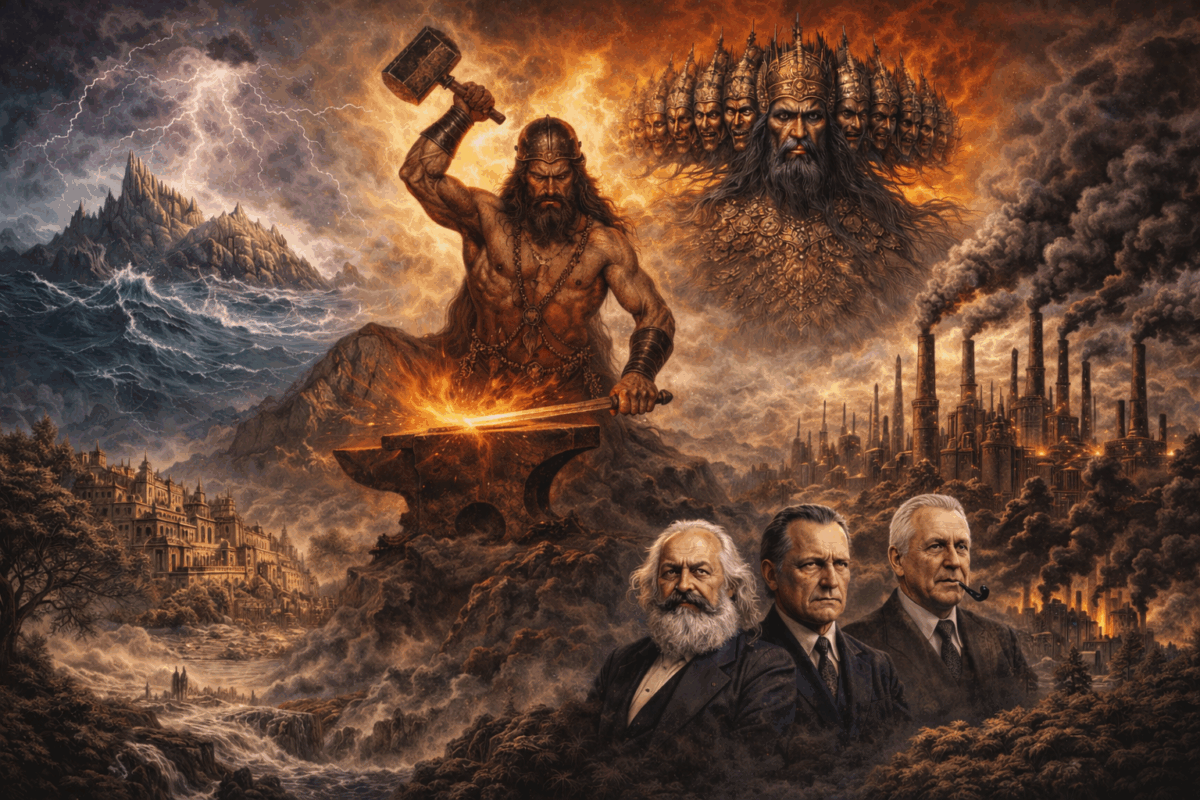 CAINO, EFESTO E IL CICLO DI RAVANA: CRITICA DELLA TECNICA DALL’ANTICHITÀ A CARL SCHMITT E J. R. R. TOLKIEN